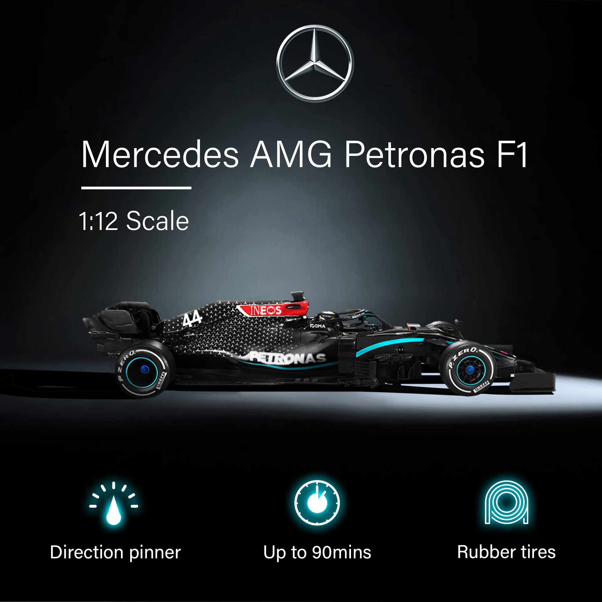 Voltz Toys Mercedes F1 W11 close up gloss finish highlights premium paint