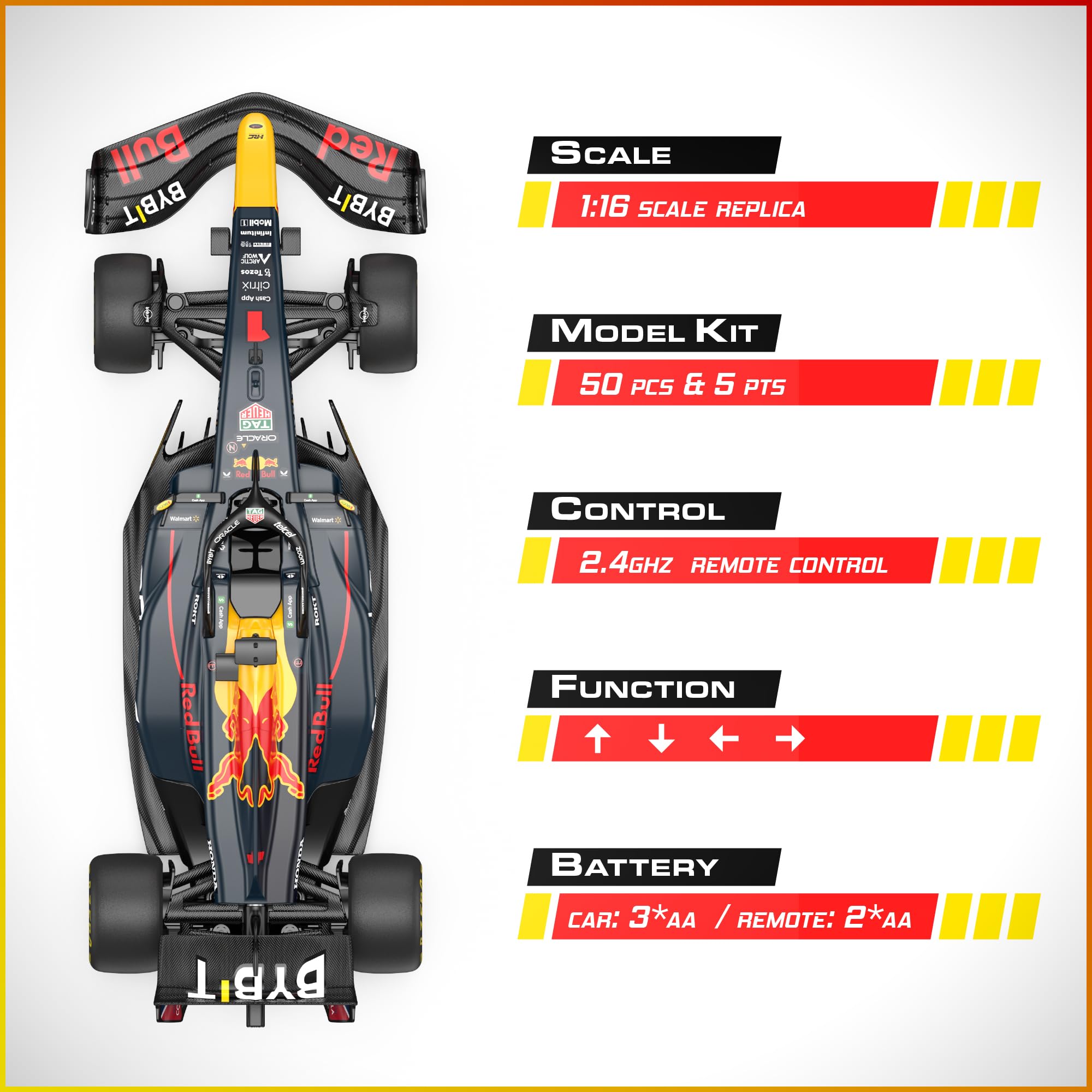 RB19 1/16 scale body ready for display and play.