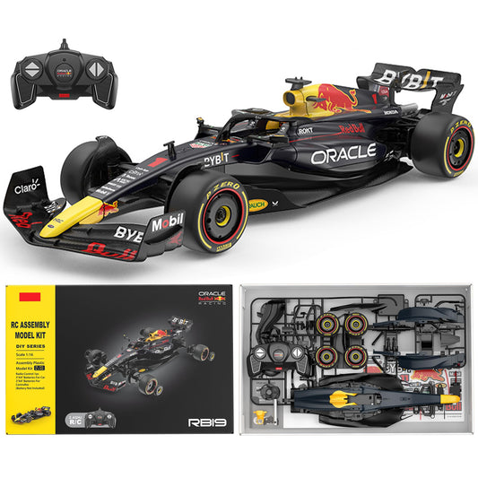 Voltz Toys Red Bull RB19 RC car kit at 1/16 scale for interactive building.