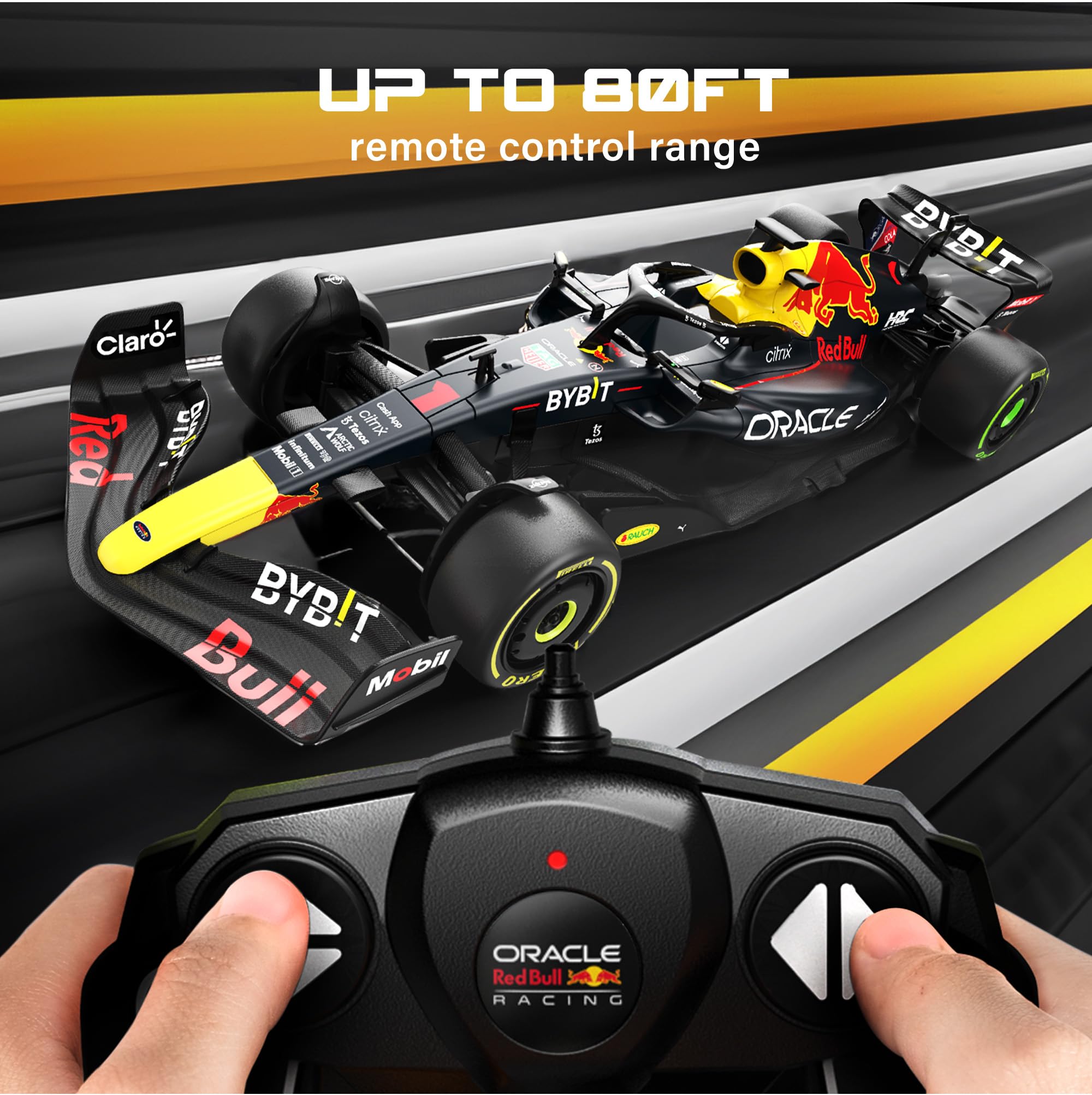 Voltz Toys Red Bull RB18 RC car differential mechanism detail