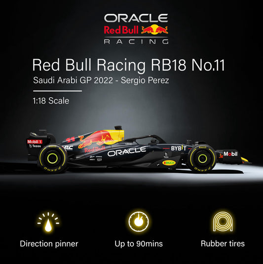 Voltz Toys RB18 side view highlights detailed scale design and livery.