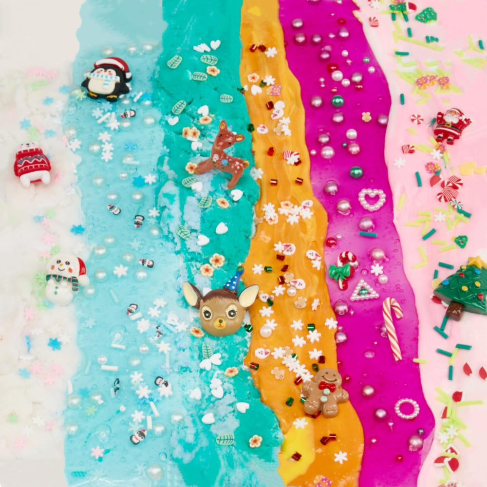 Vomkela Christmas slime molds set inspires festive, creative slime projects.