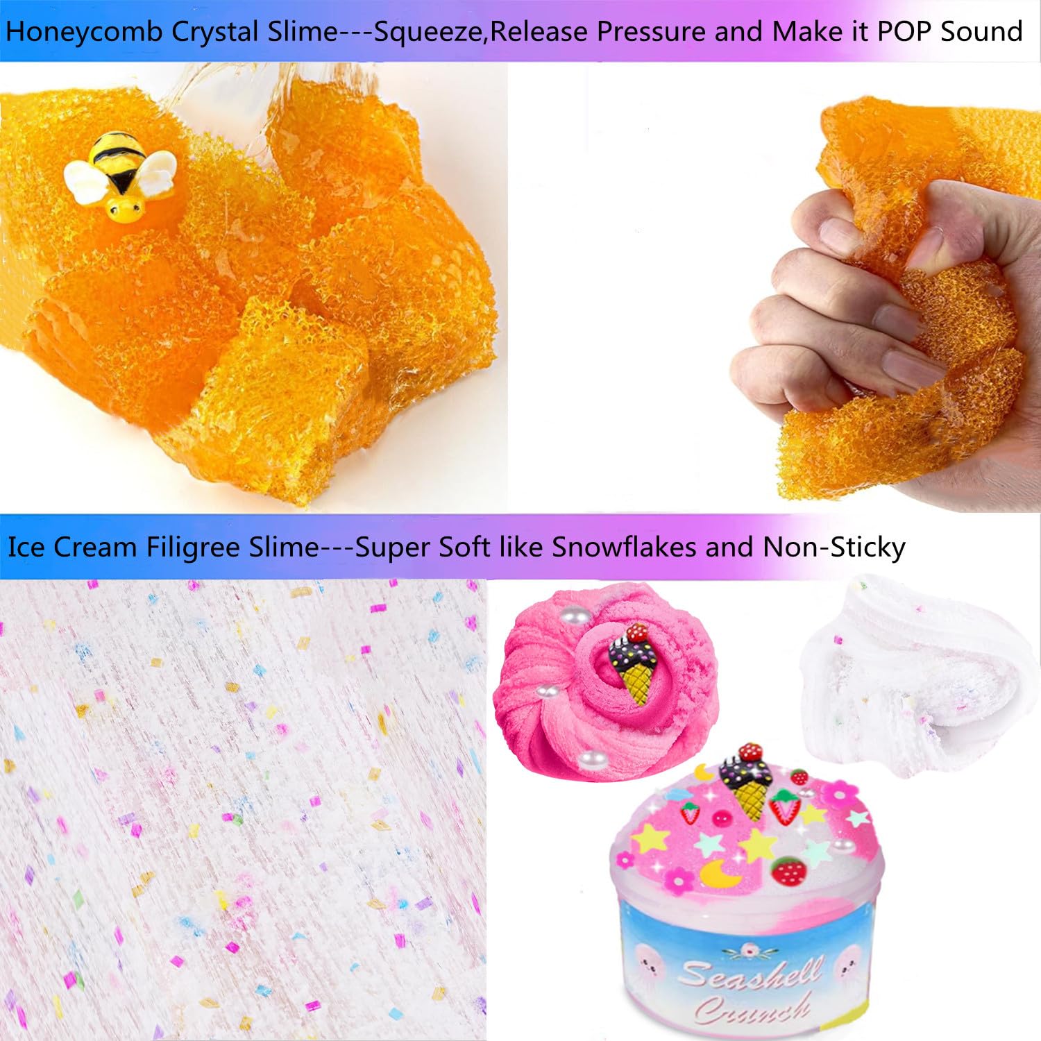 Vomkela cloud slime texture looks soft and airy for play