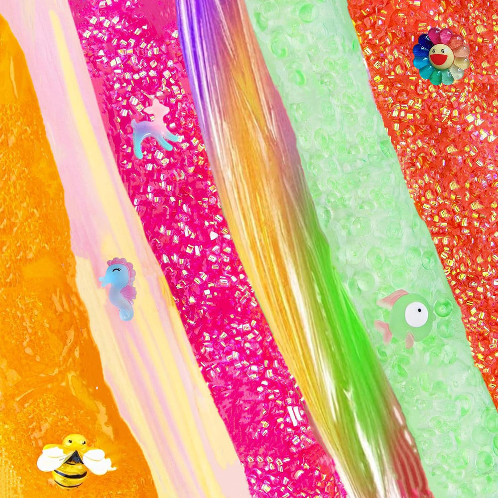 Vomkela honeycomb sponge slime demonstrates unique squeezing sensation