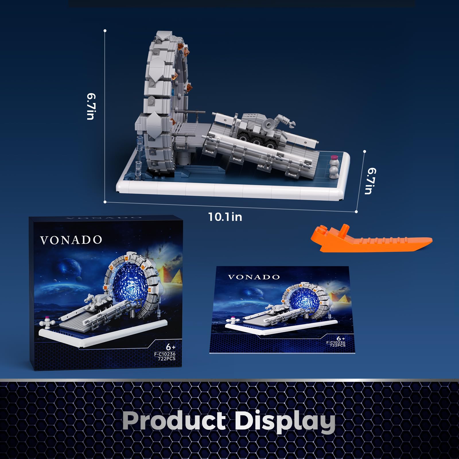 VONADO Battle Vehicle design enables dynamic, action-ready builds.