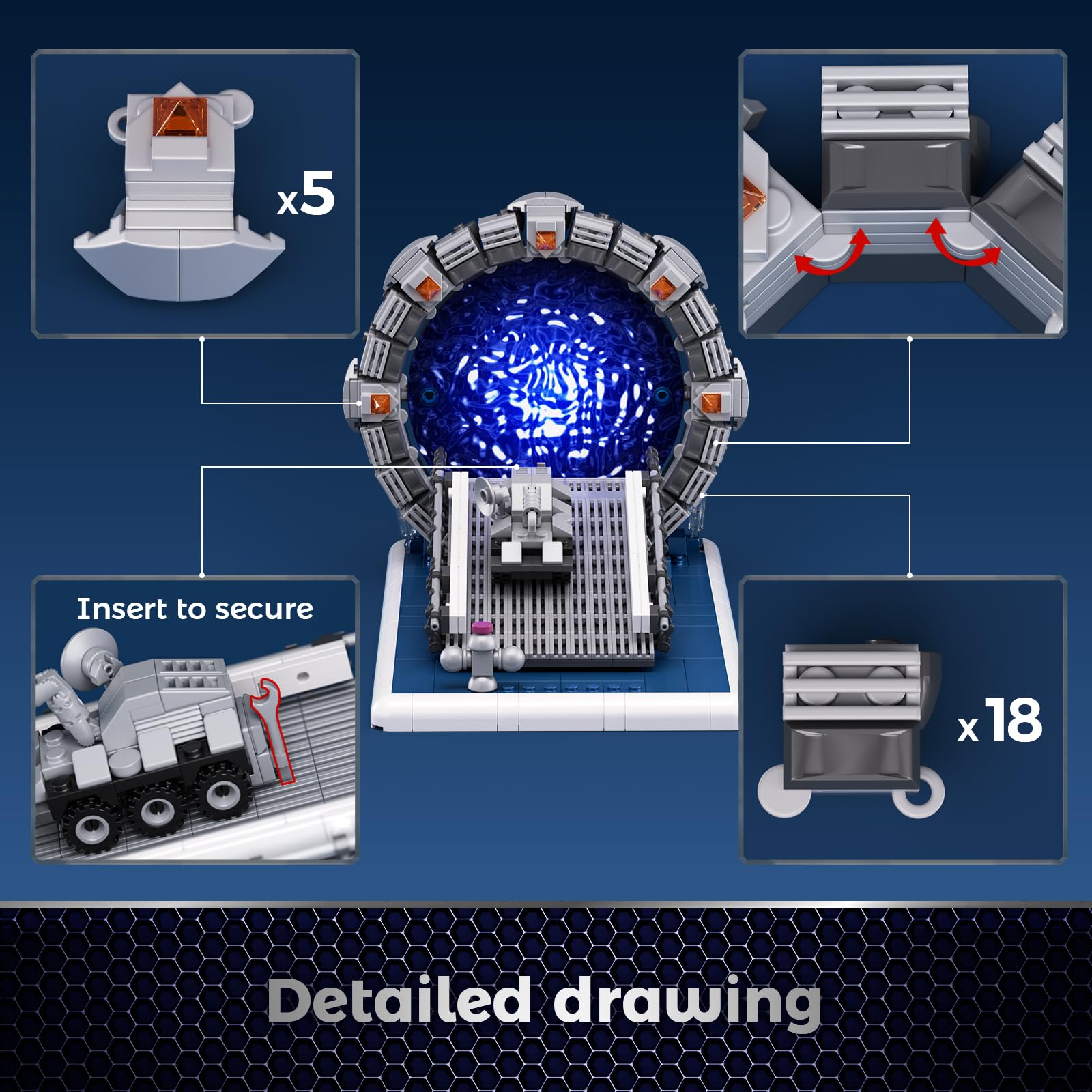 VONADO Lego-compatible design for easy expansion.