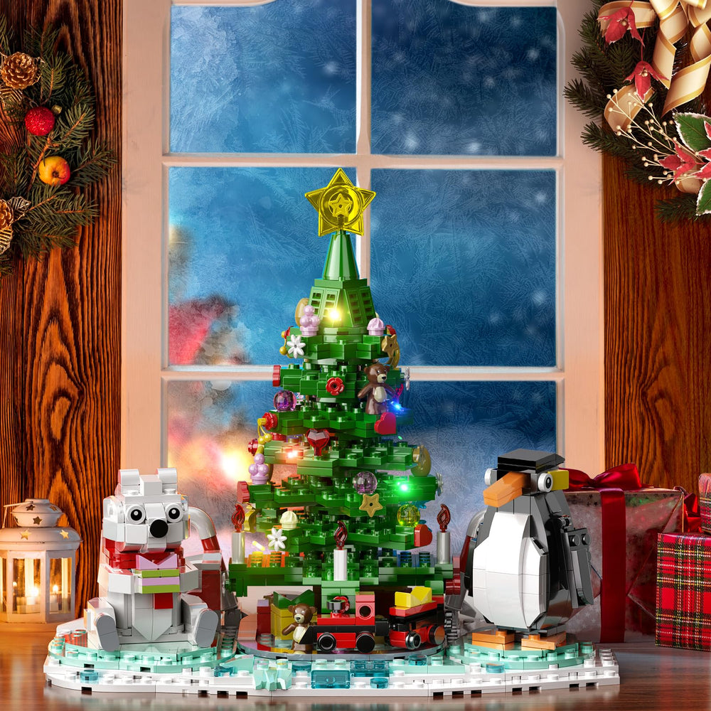 Vonado polar bear figurine included in Christmas tree set