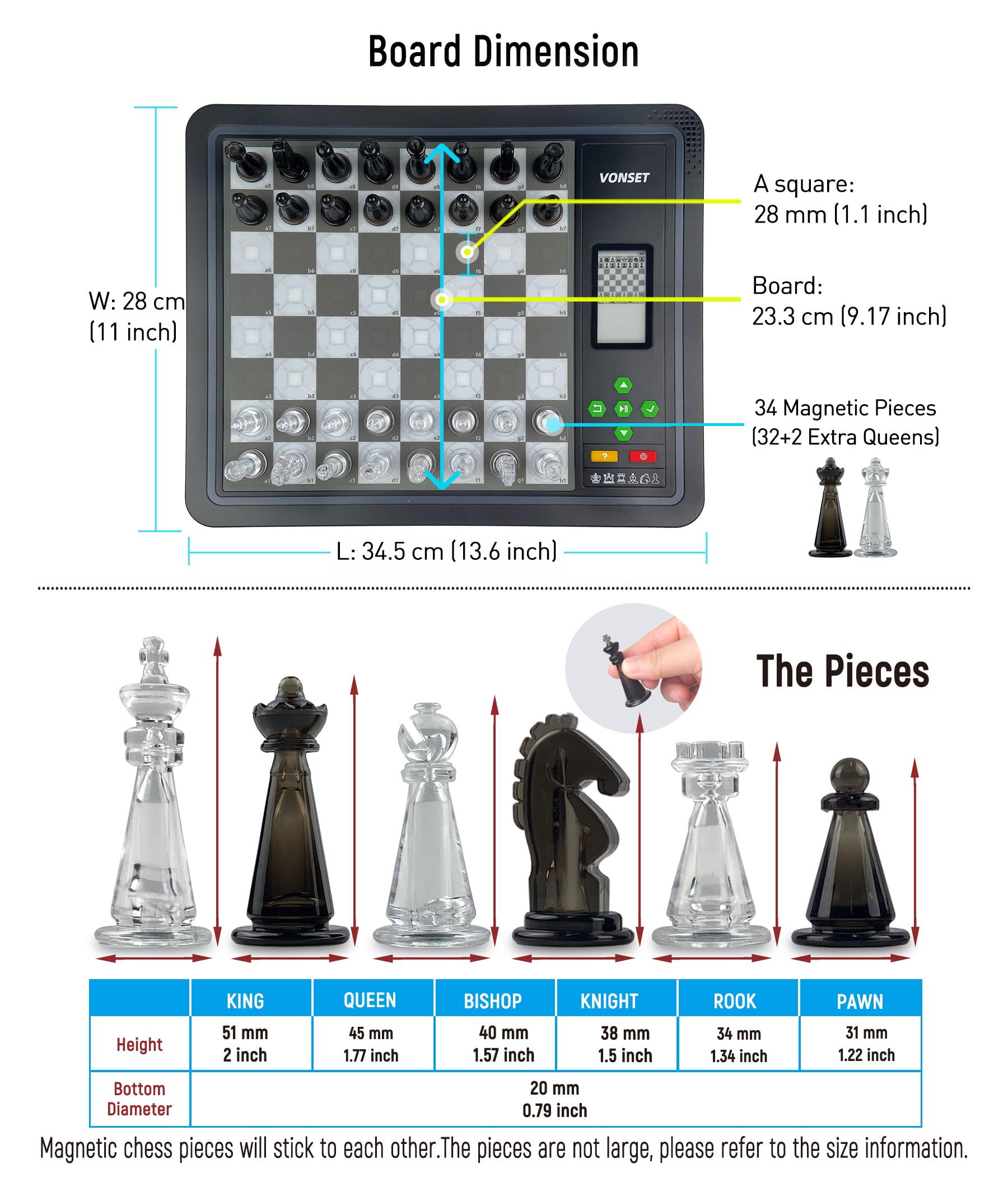 Vonset L6 Training and Match modes support versatile practice