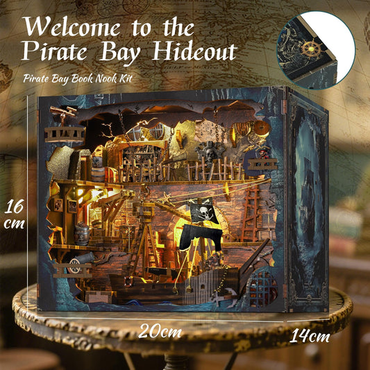 VORATHIS pirate kit pieces laid out for careful, satisfying assembly