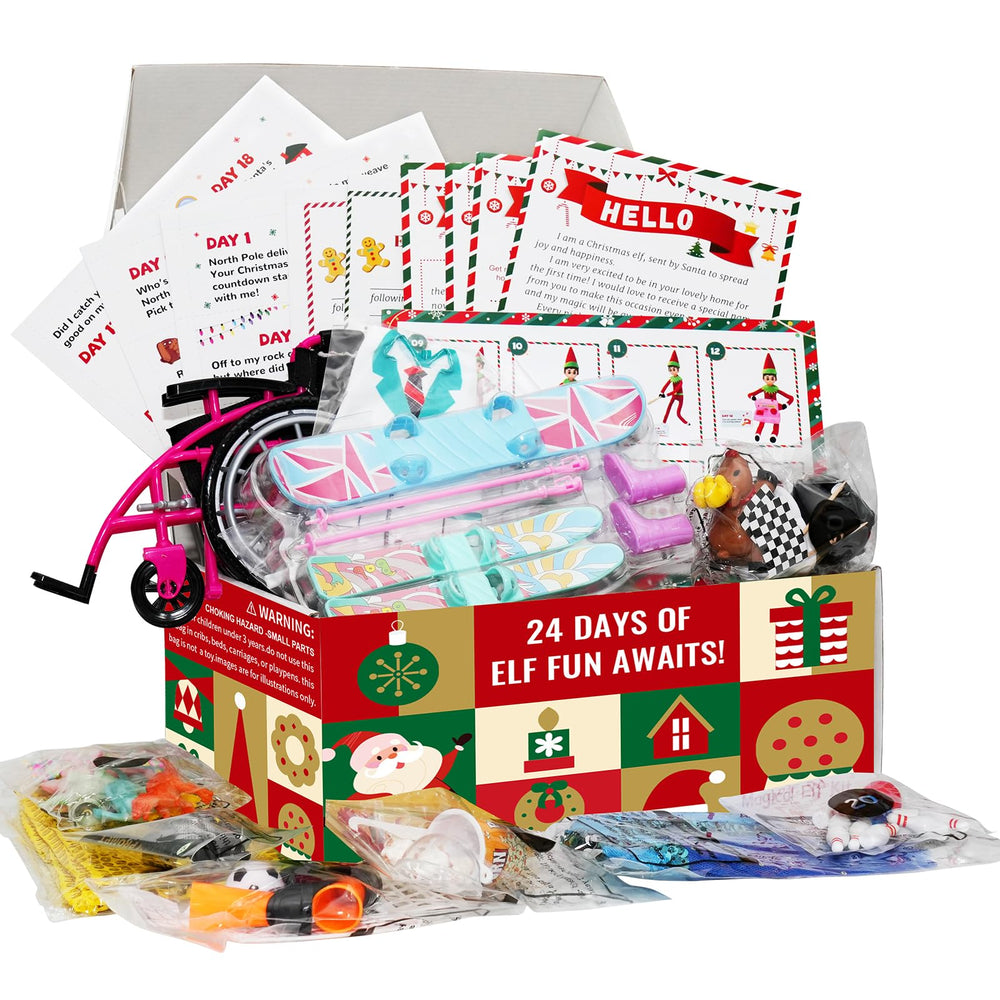 Vortessencia Elf Kit 24days box ready for gift-giving and easy daily reveals