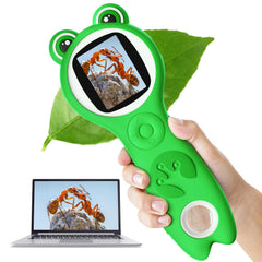 Vorth Kids Microscope portable 2-inch screen for easy at-a-glance exploration.
