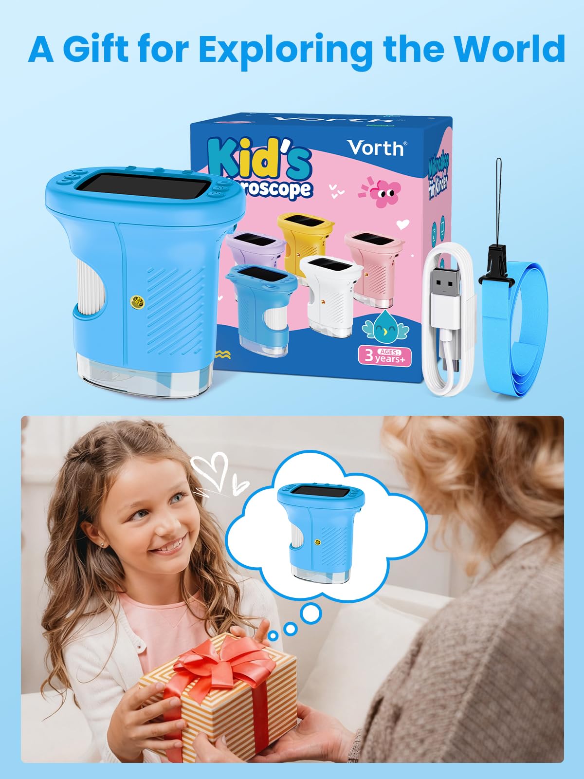 Vorth gift-ready packaging suits holidays and birthdays for curious learners