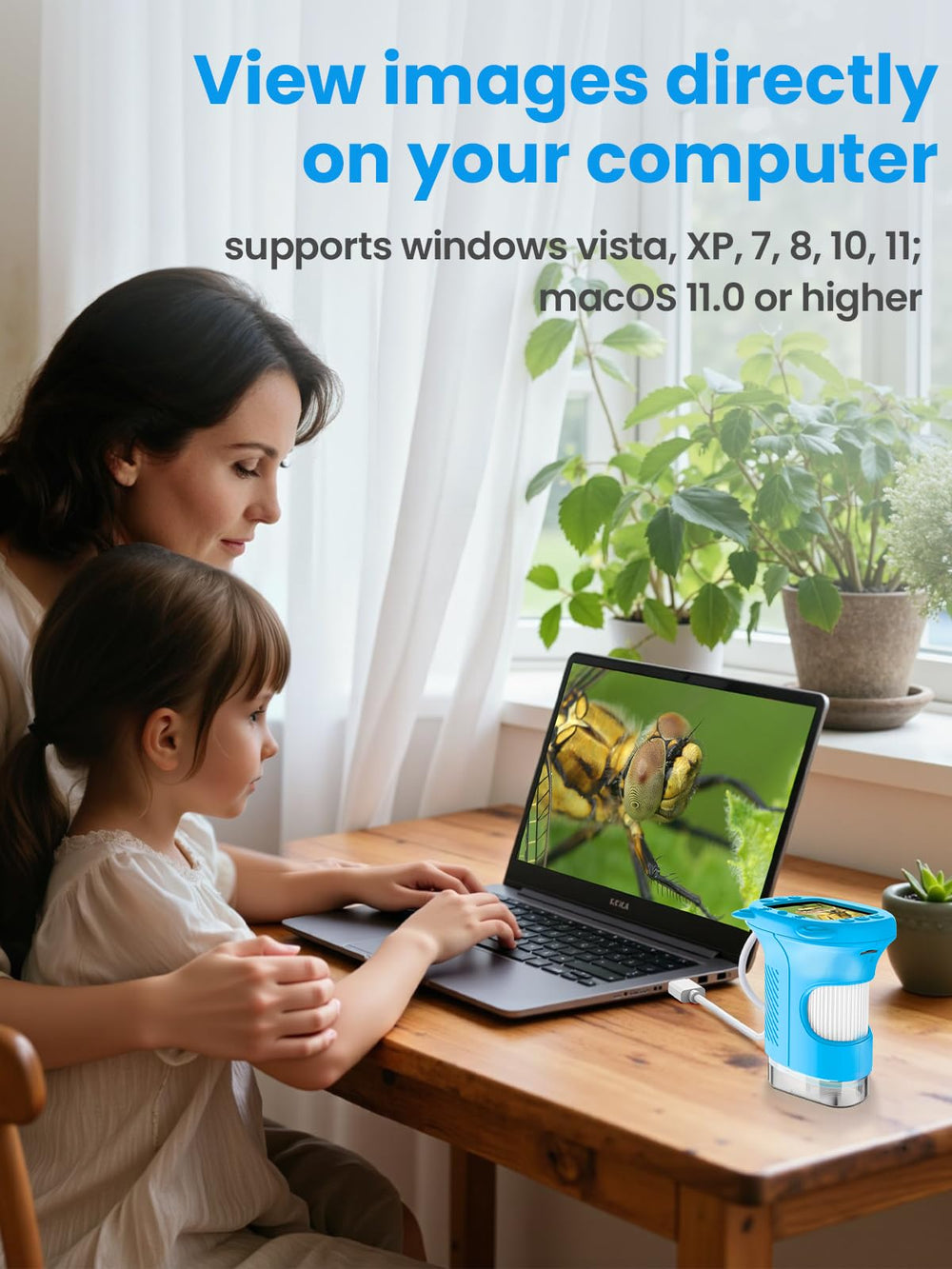 Vorth precise manual focus lets kids sharpen tiny details