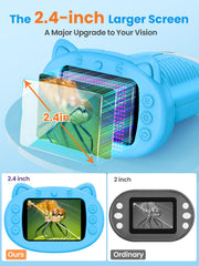 Vorth blue screen display delivers real-time, detailed micro images for learning