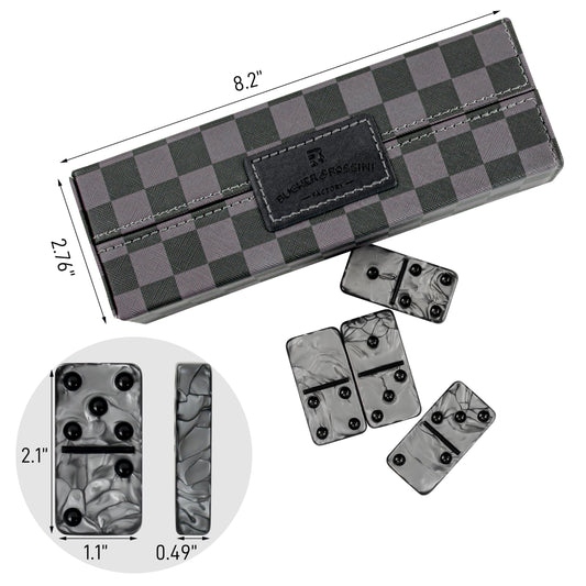 Vovotuzzi dominoes wooden box storage keeps set organized for travel