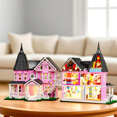 Voxifyx 1349PCS Pink Palace lighting kit adds warm ambience for Halloween or Christmas scenes