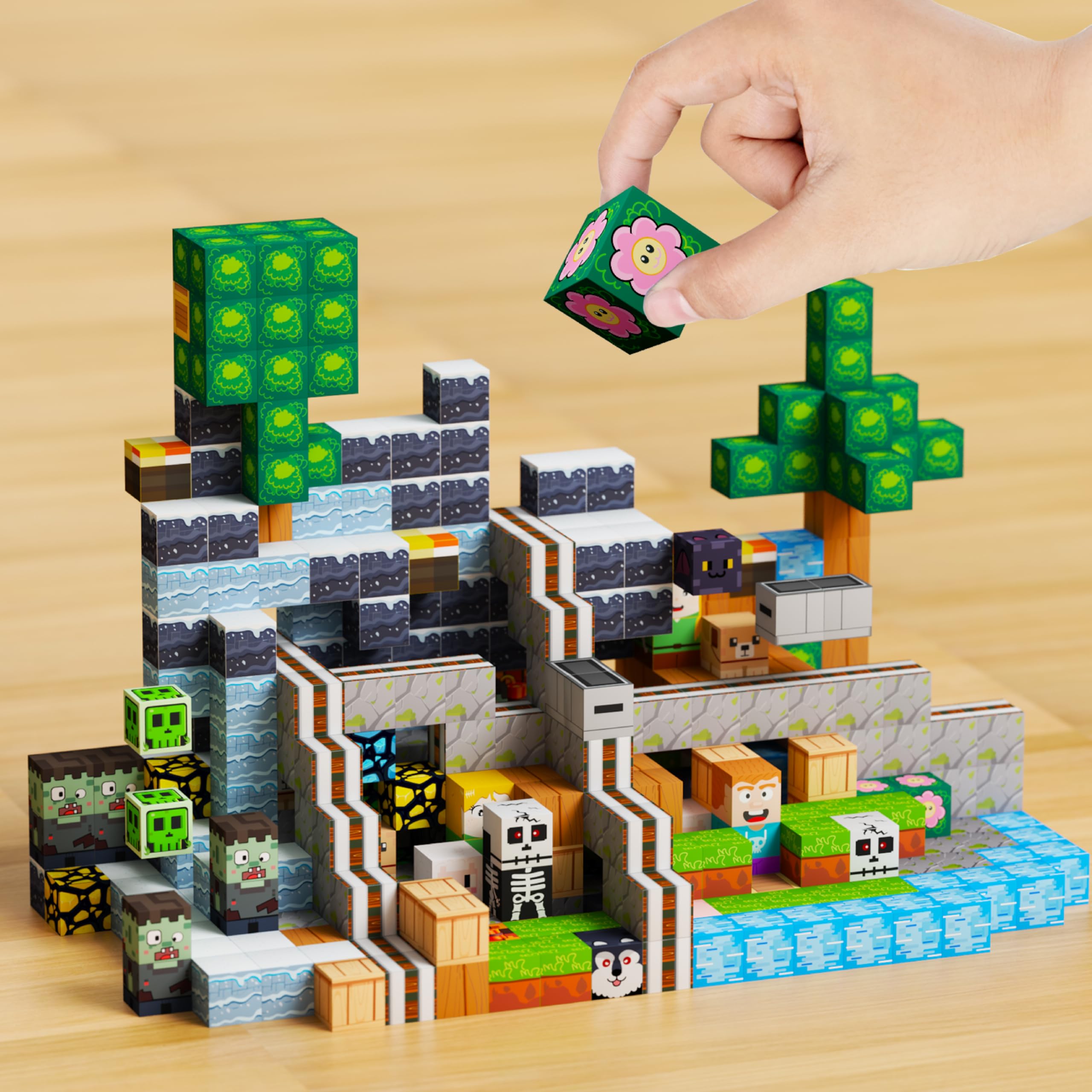 Voxifyx family play set supports cooperative building and storytelling