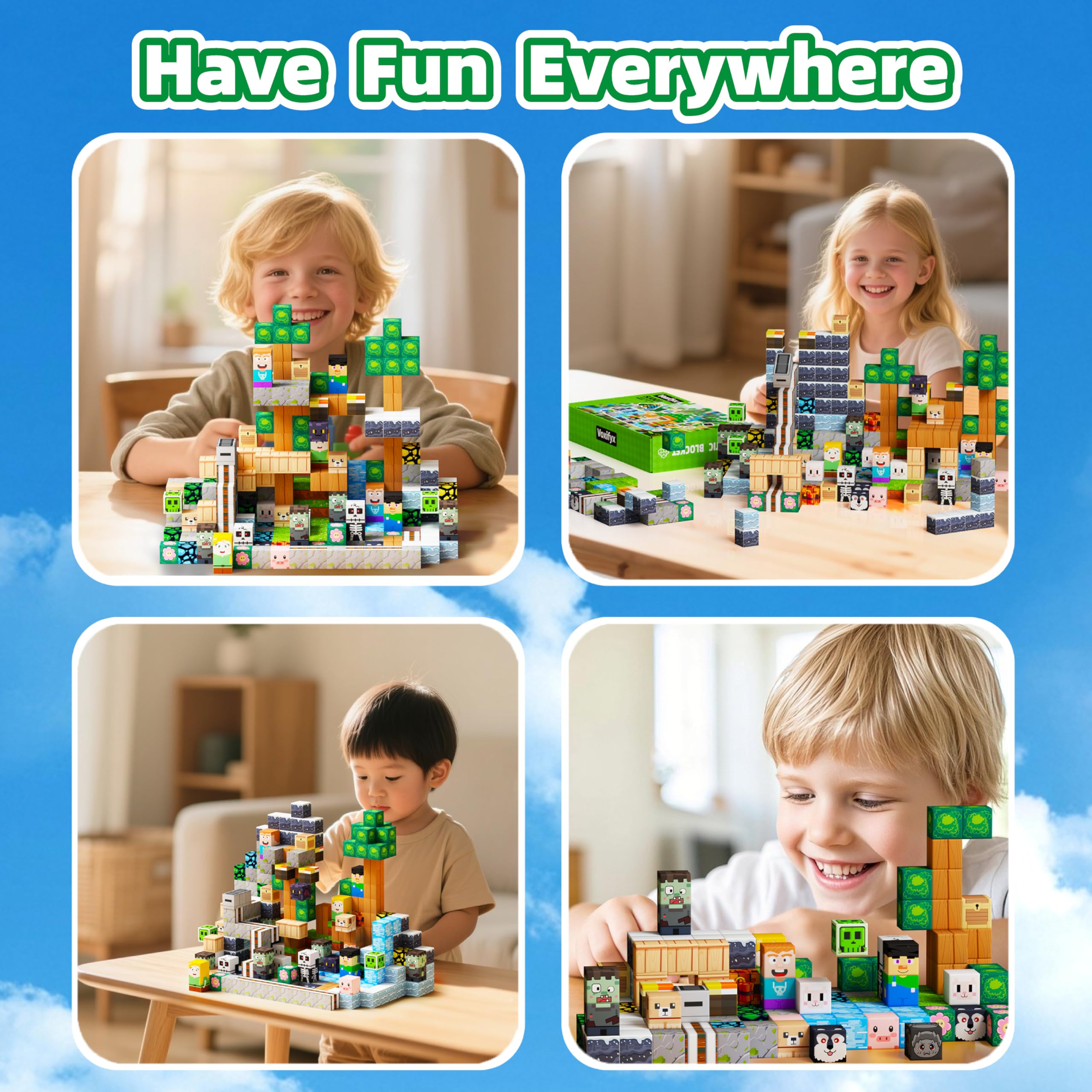 Voxifyx toddler-safe blocks with rounded corners for safe exploration