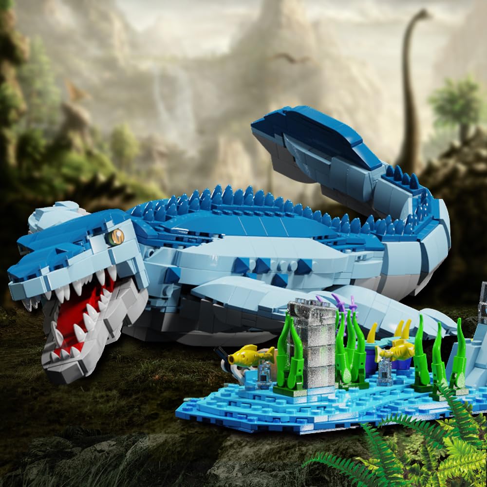 Voxifyx lego-compatible dinosaur set invites versatile builds and expansion