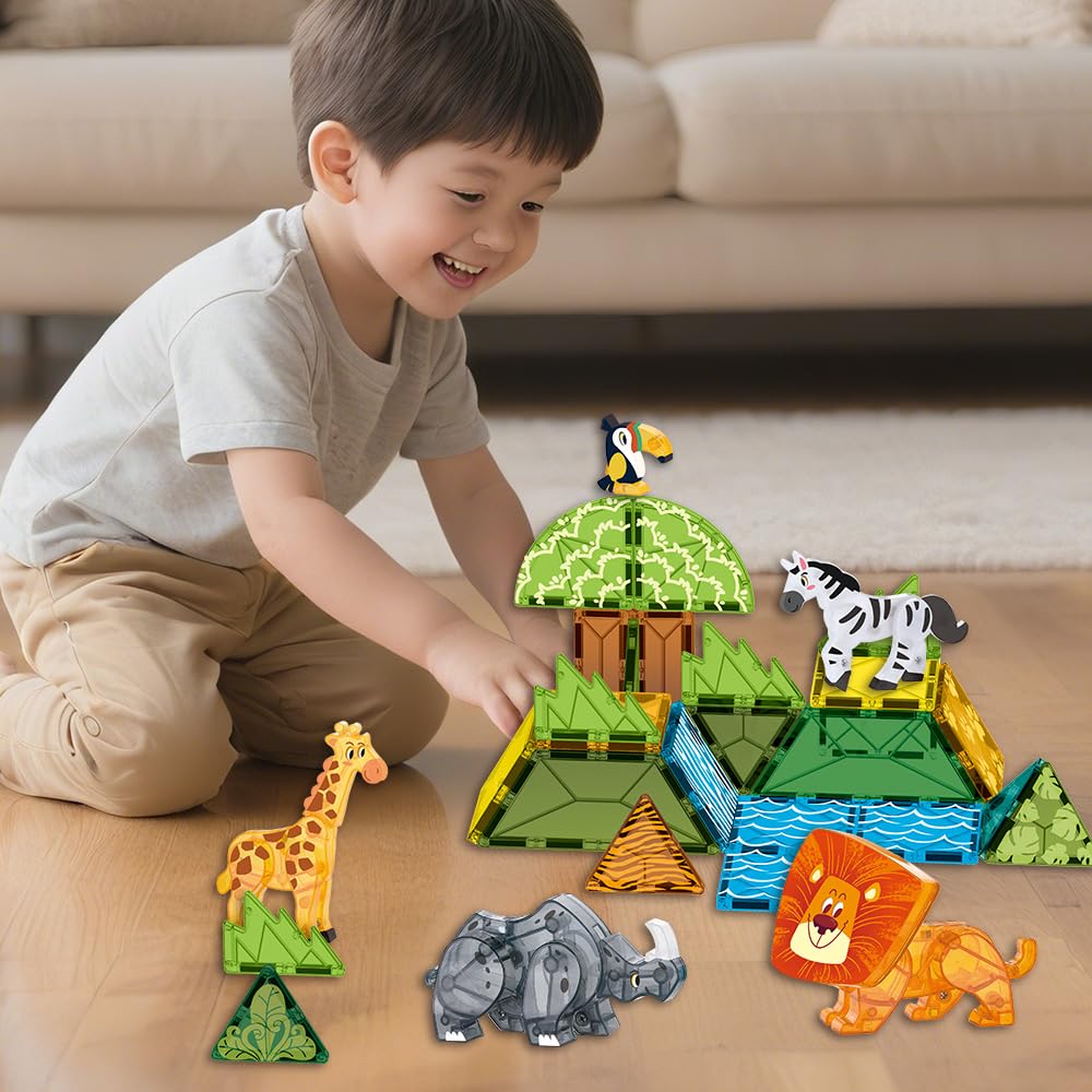 Voxifyx Grassland Tiles store neatly for classroom or home use