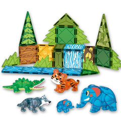 Voxifyx magnetic tiles jungle elephant for imaginative play and fine motor skills