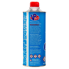 VP Racing Hobby Fuel 20% Nitro Fuel 1 Quart label close-up for precise mixing notes