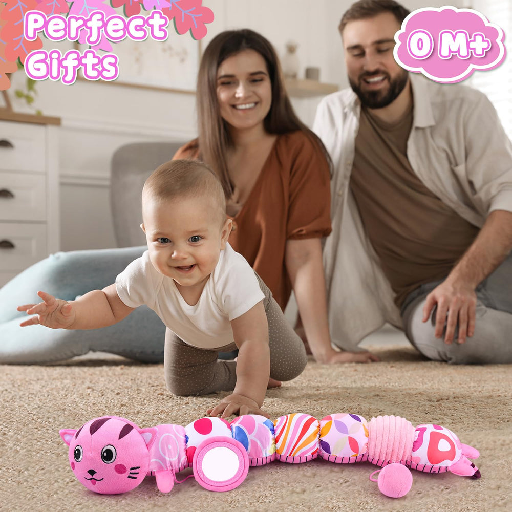 Vpkefla Caterpillar teething design soothes gums safely.