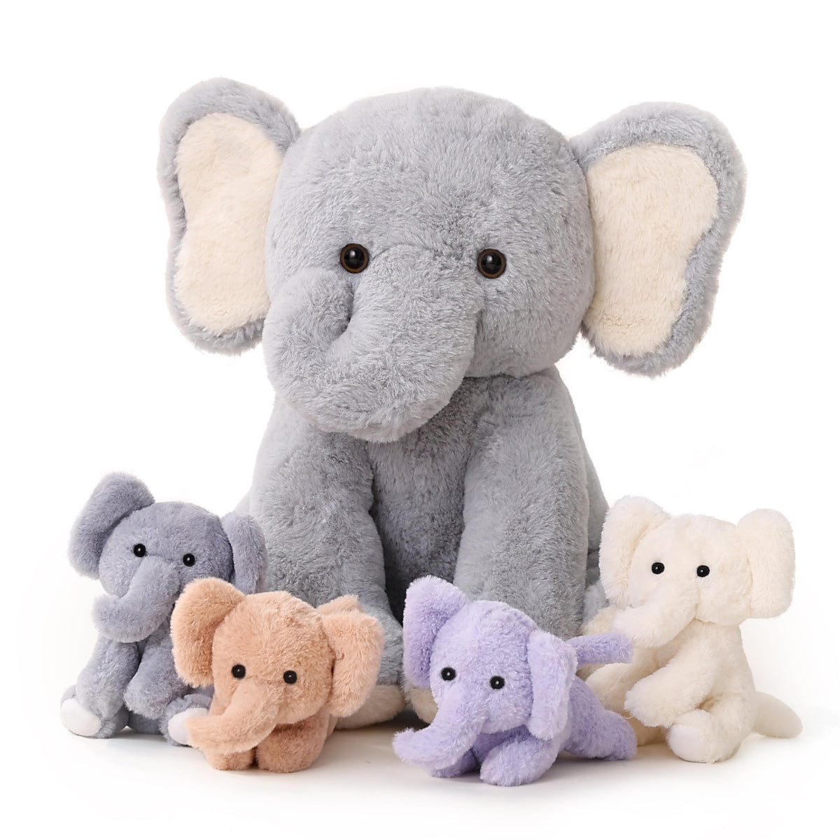 Vposyako mommy elephant with four babies inside for a magical surprise