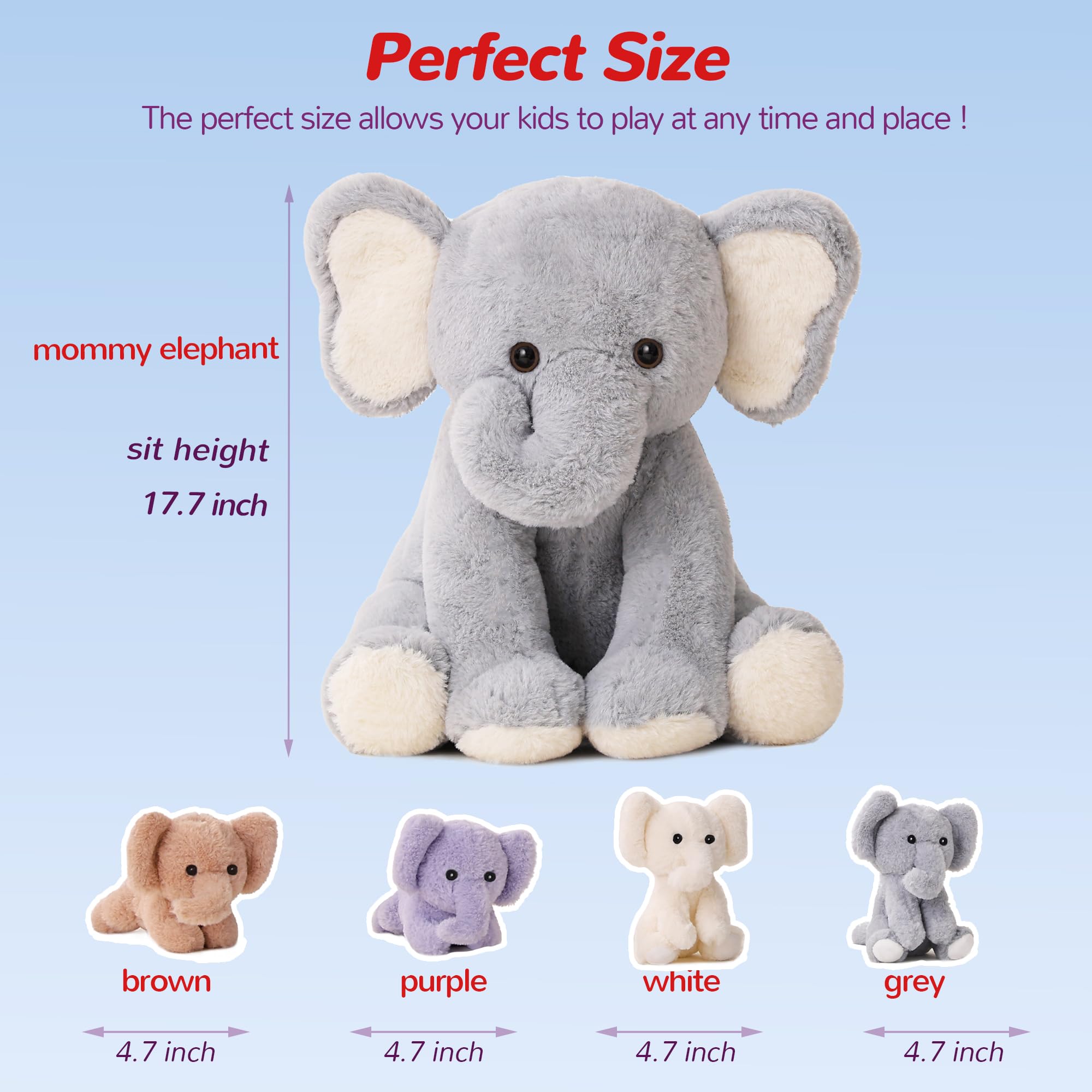 Vposyako elephant room decor idea for nurseries and kids' rooms