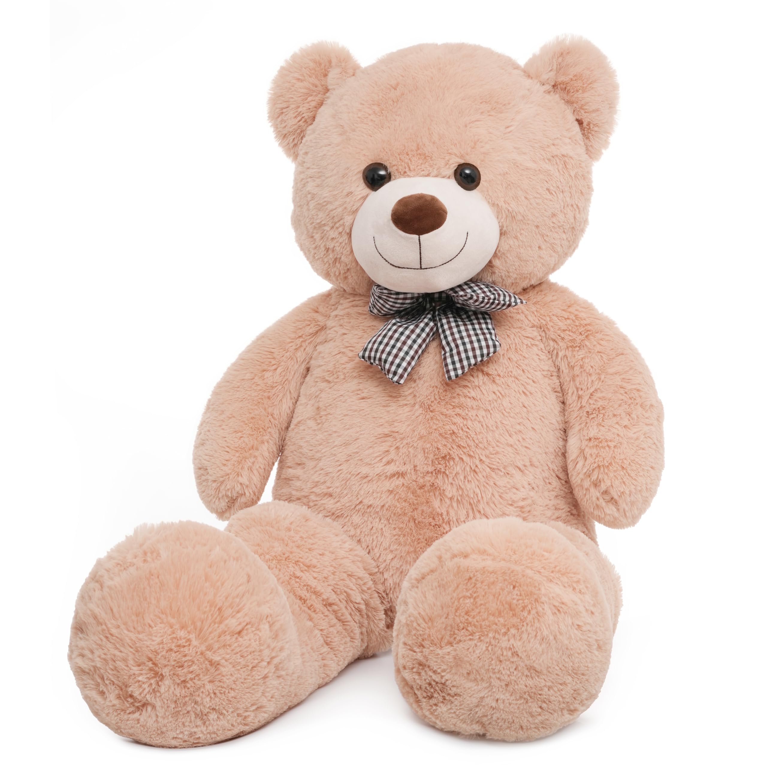 Vposyako soft plush life-size bear, ideal for cozy movie nights.