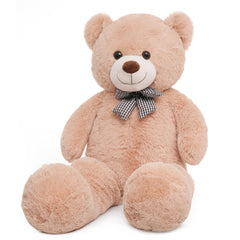 Vposyako soft plush life-size bear, ideal for cozy movie nights.