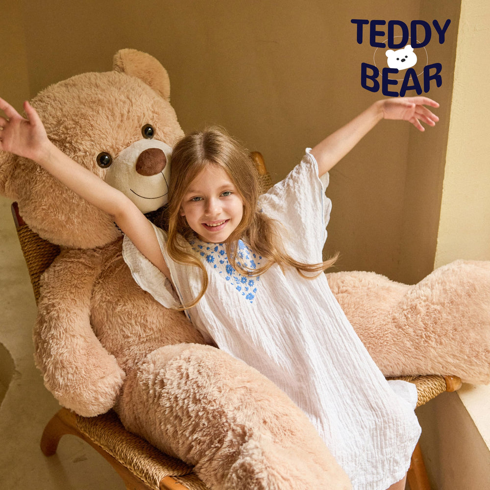 Vposyako light brown giant bear, ideal Valentine’s Day surprise.