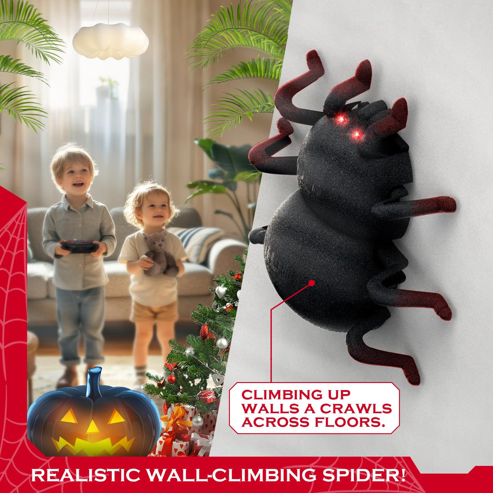 VRG tarantula LED eyes glow in the dark for enhanced night-time play