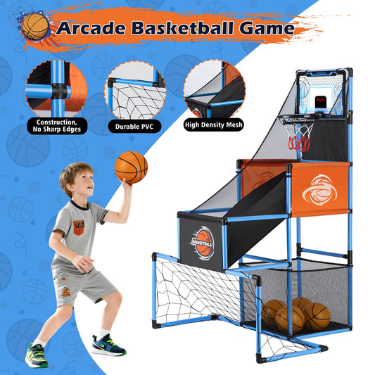 VROGTIK 2-in-1 soccer goal ready for quick, imaginative games with friends.