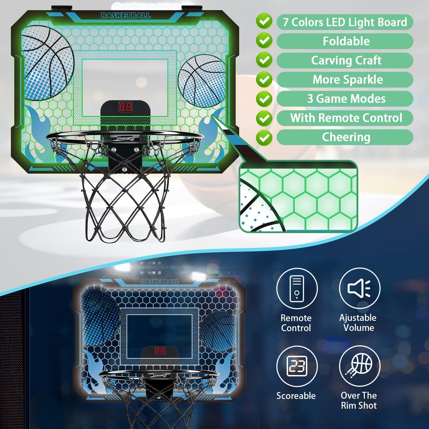 VROGTIK includes a ball clip for easy storage and organization
