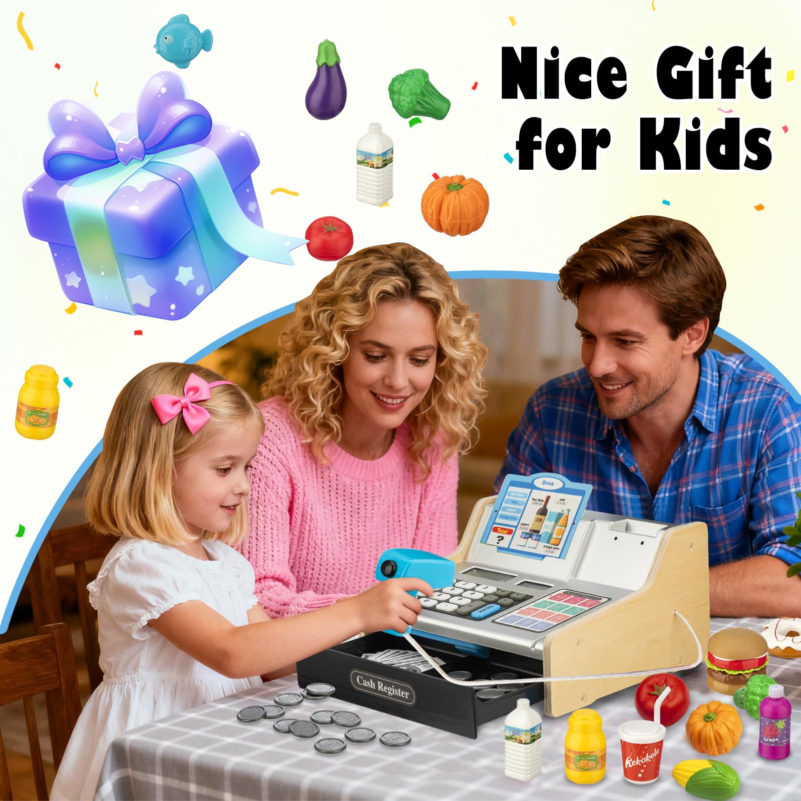 VROGTIK complete accessory set enables rich grocery-themed scenes.