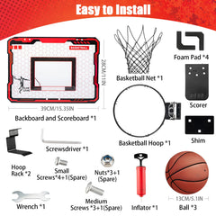 VROGTIK door-mount hoop fits many doors and rooms