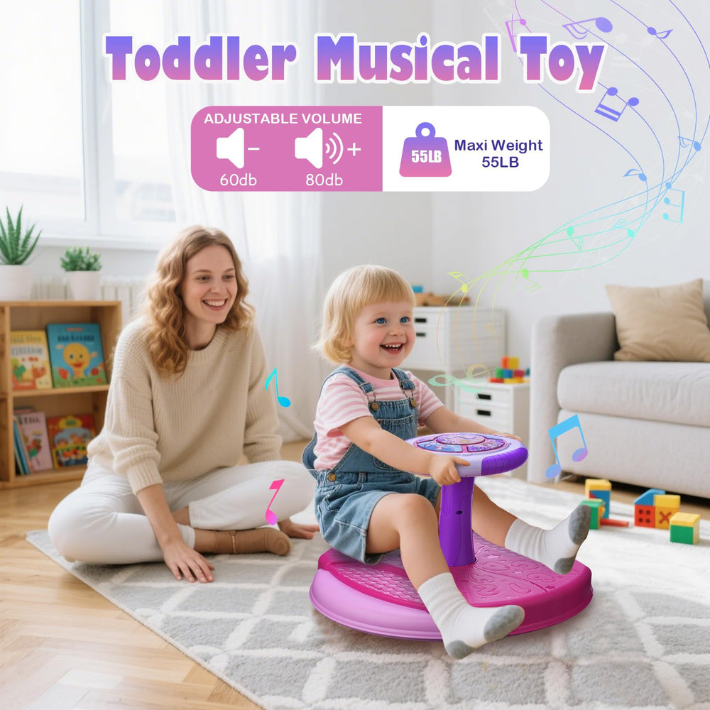 VROGTIK LED music panel lights up with tunes for interactive play.