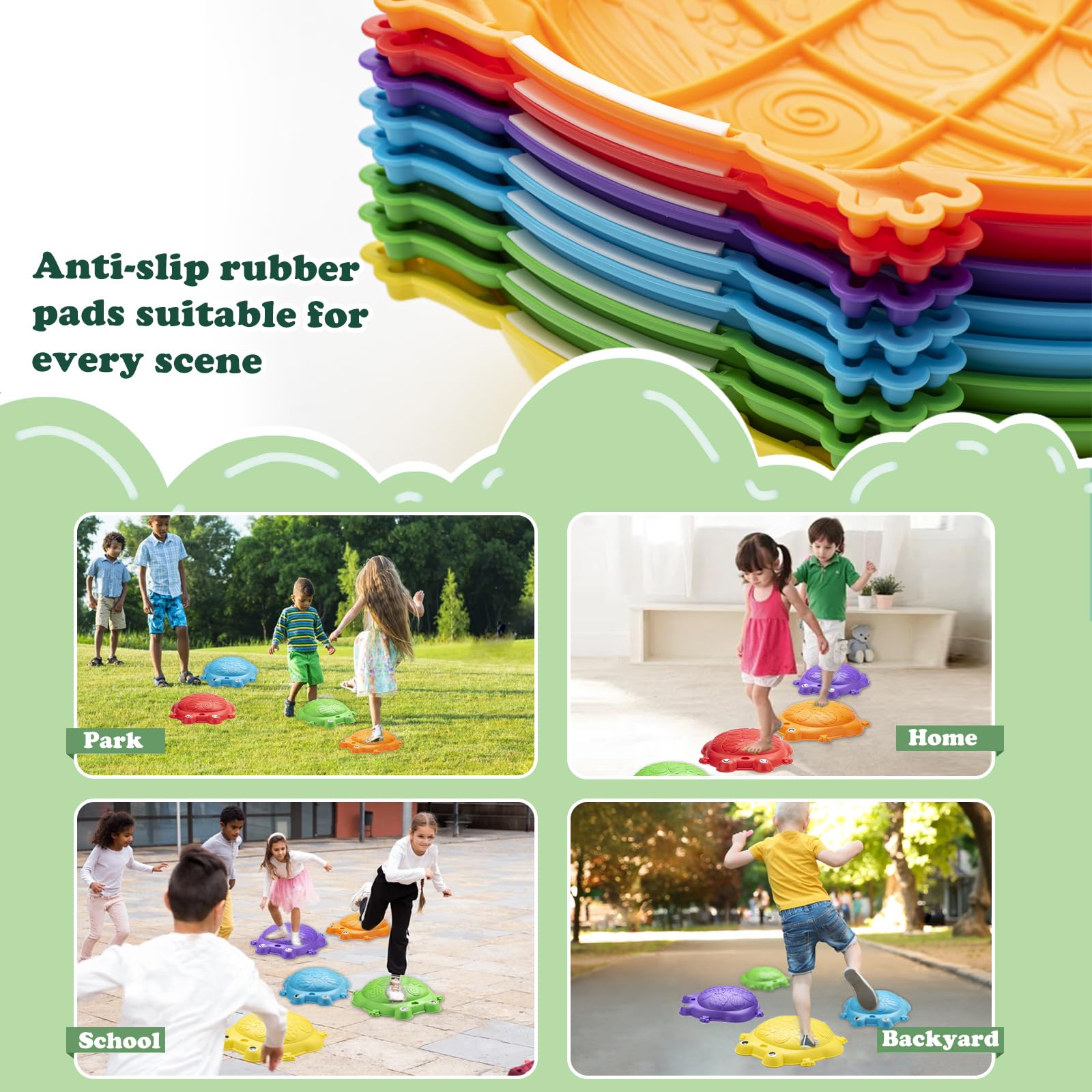 VROGTIK obstacle course for kids encourages active, collaborative play