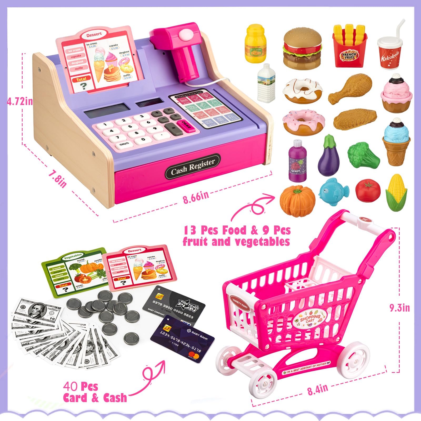 VROGTIK pretend grocery store set sparks creative interaction during playdates.