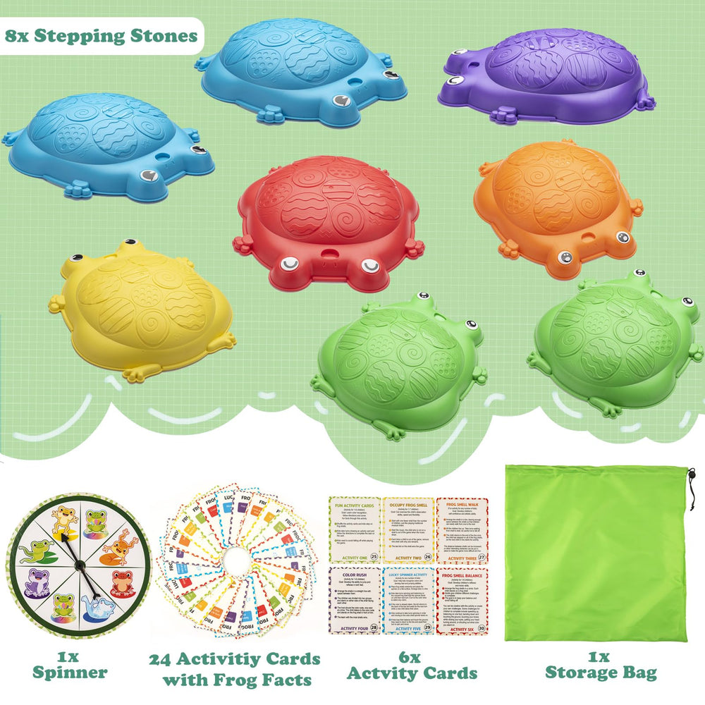 VROGTIK stepping stones with non-slip edging for safe jumping during indoor outdoor play