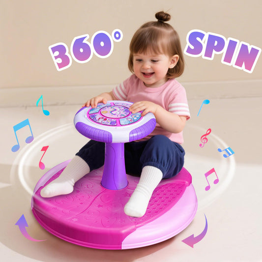 VROGTIK upgraded spin base provides smooth spins on carpets and floors.