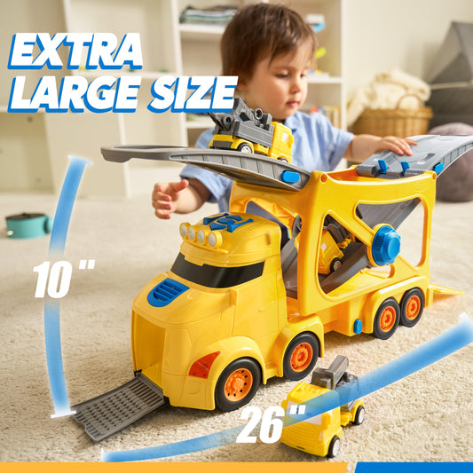 Vroomix truck with swaying head supports dynamic pretend play.