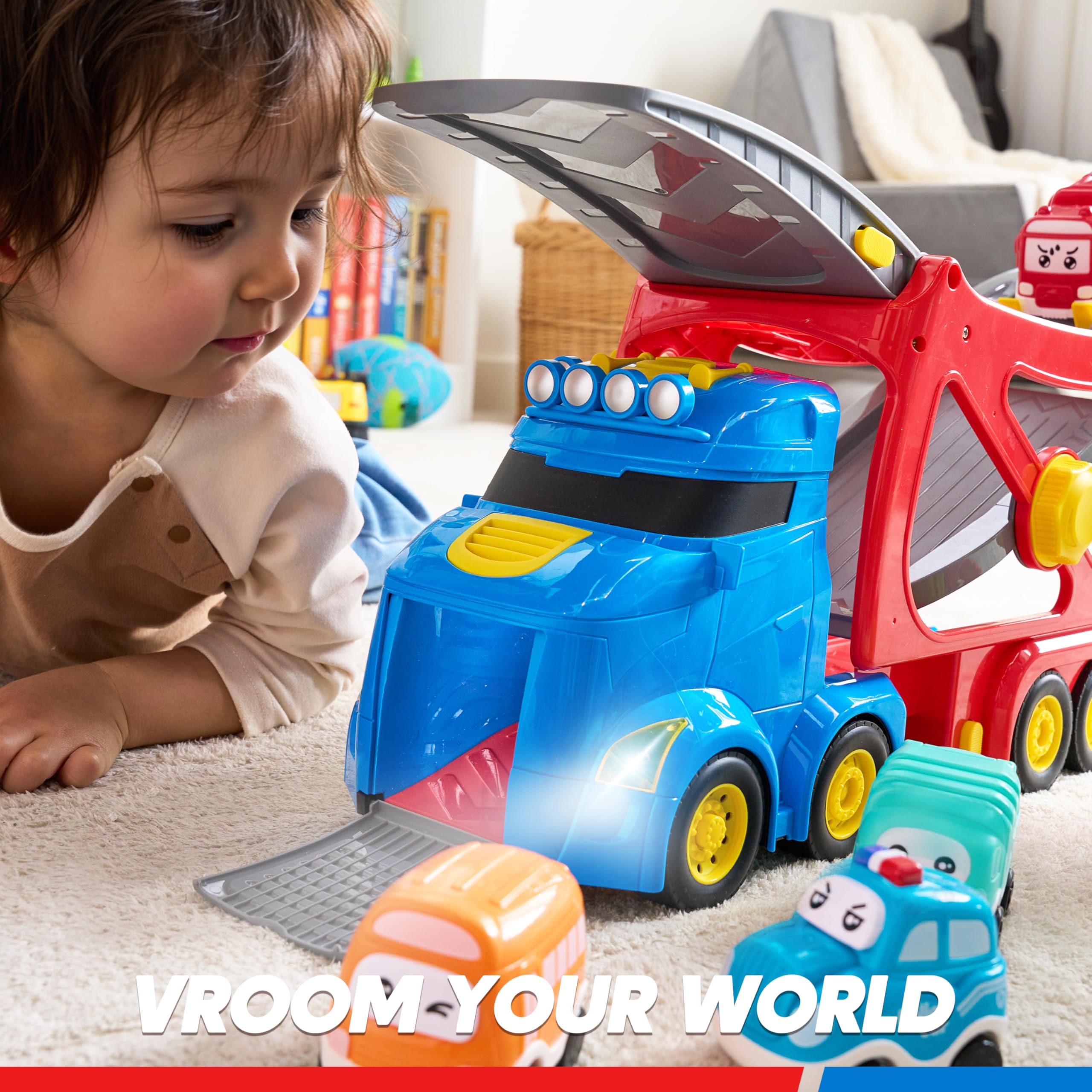 Vroomix included small cars sized for little hands.