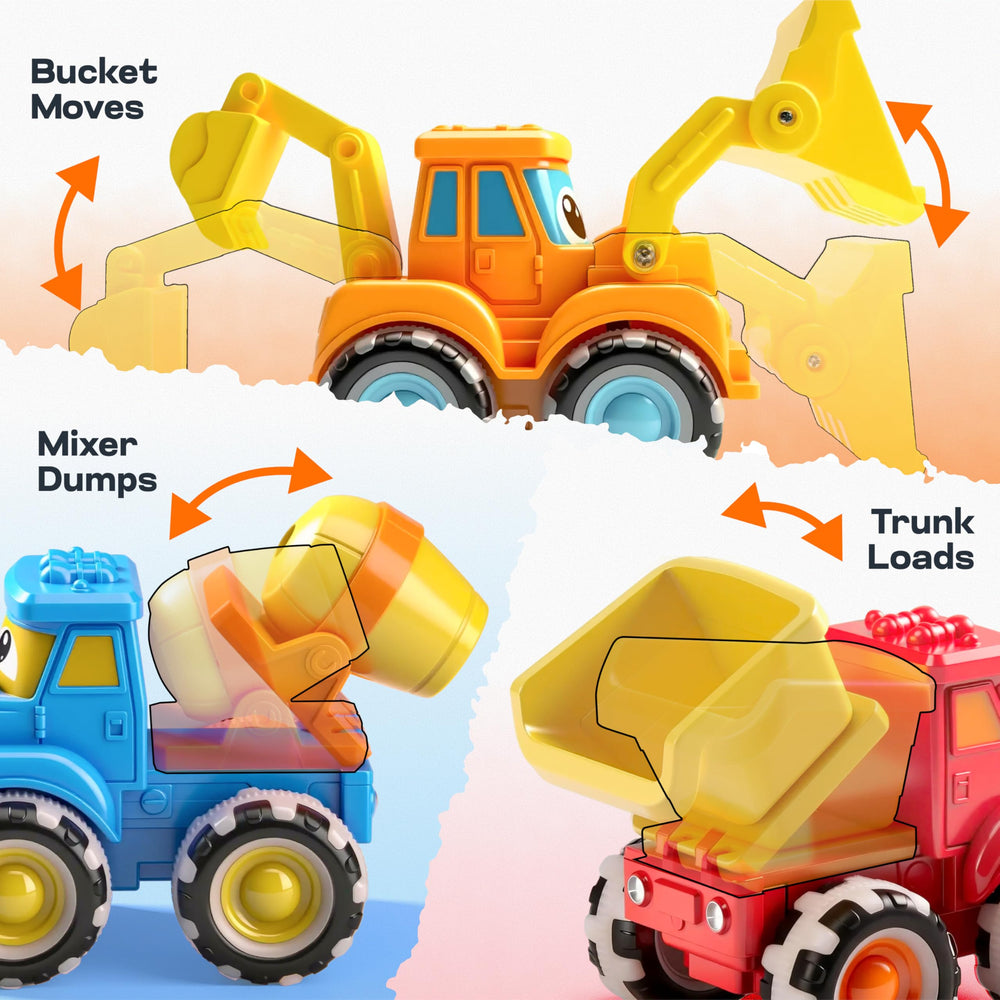 Vroomix Jova GlowRover bulldozer model with realistic details for imaginative play.