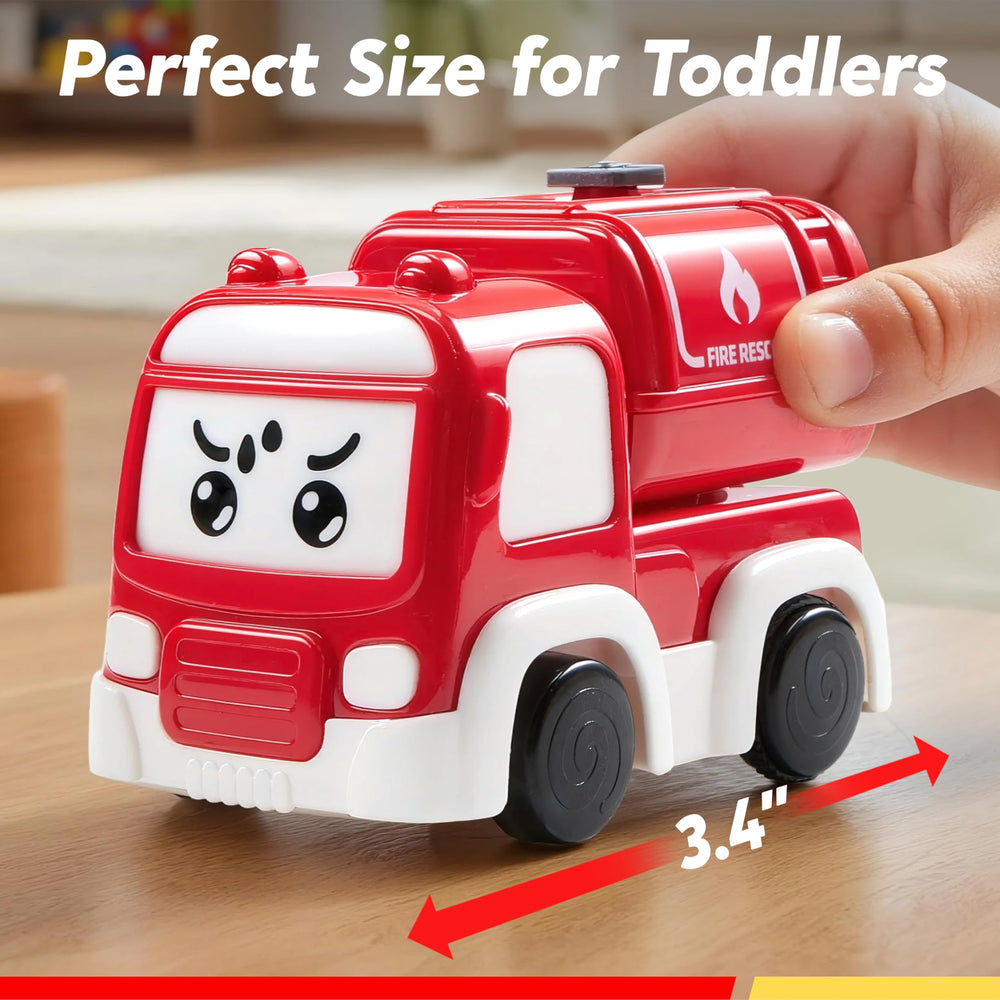 Vroomix Jova police car toy encourages pretend safety scenarios.