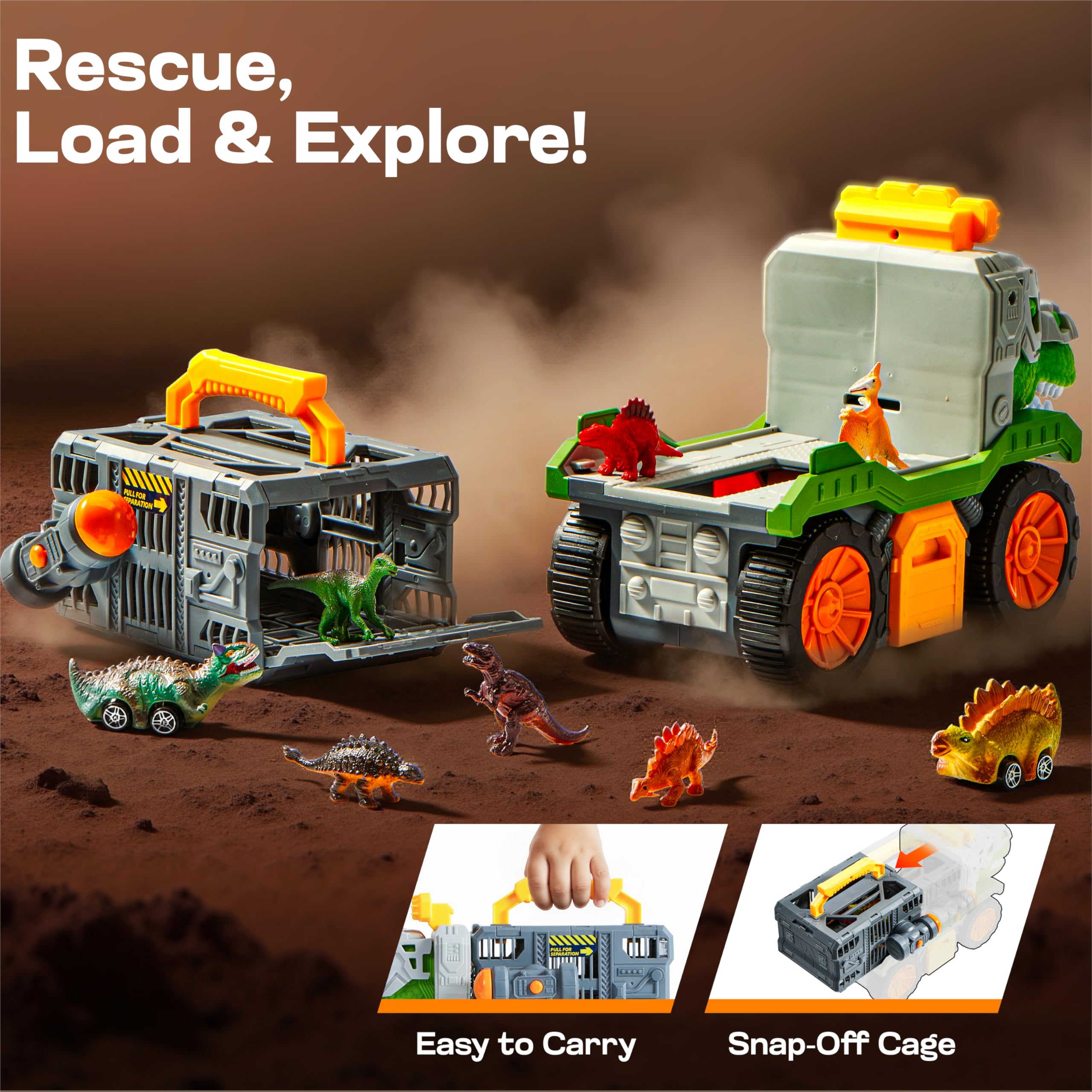Vroomix Jova sliding-tracks side view promotes collaborative play and exploration.