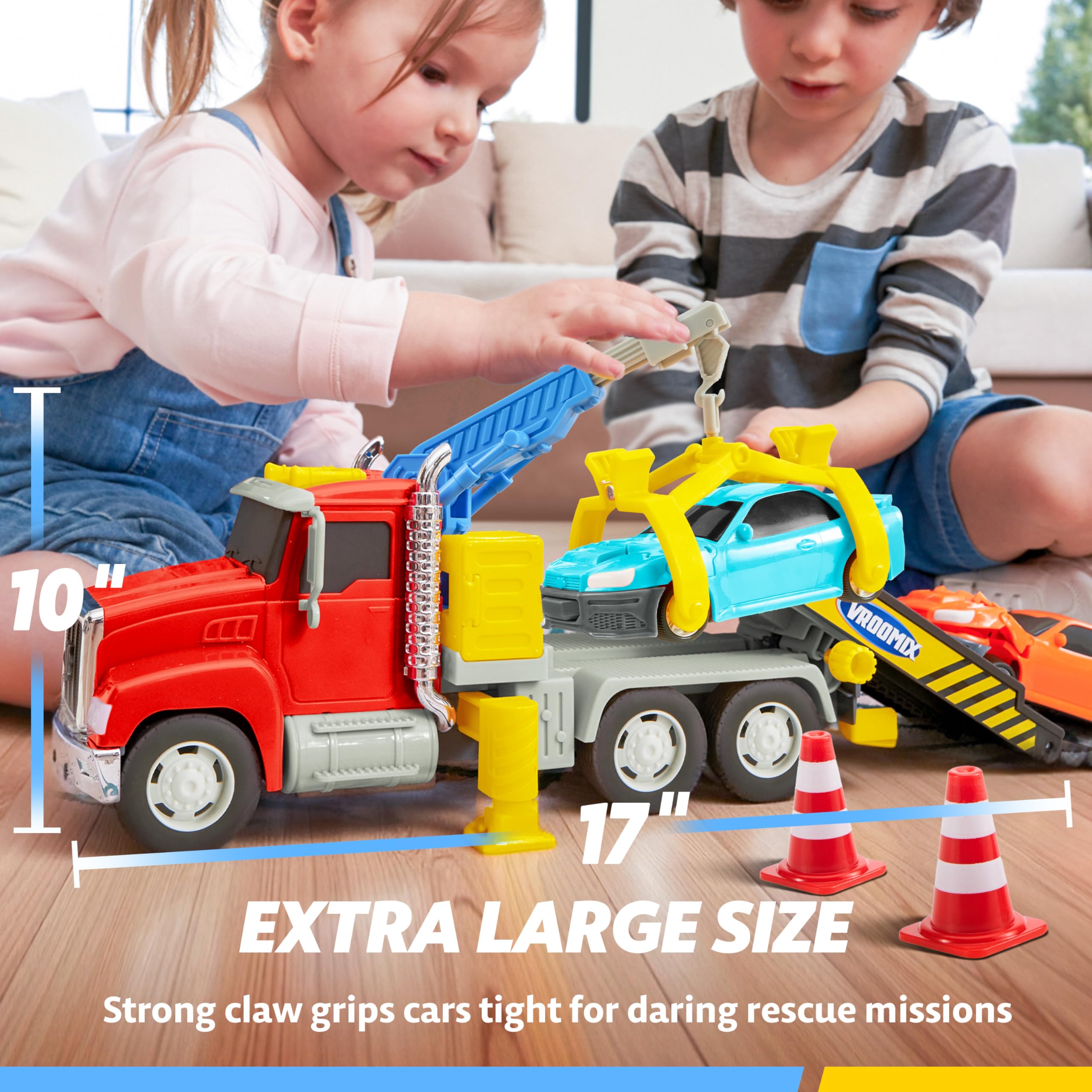 Vroomix Jova tilt-down ramp showing easy loading and unloading