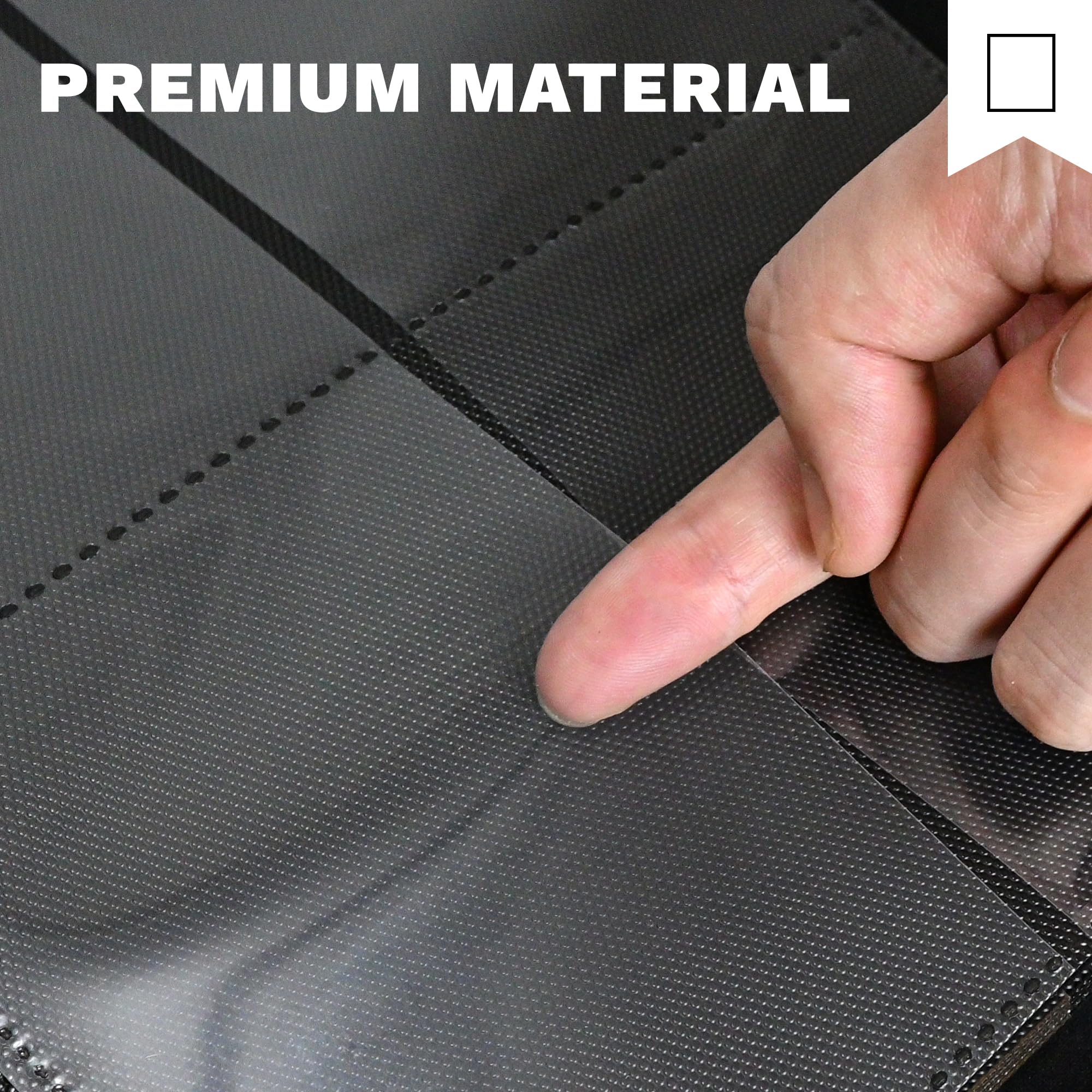 Vrsanok padded ultra-hard shell guards cards from bending.