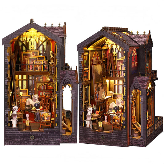 Vruelia Booknooks Art Studio Kit on display, ideal for mindful crafting